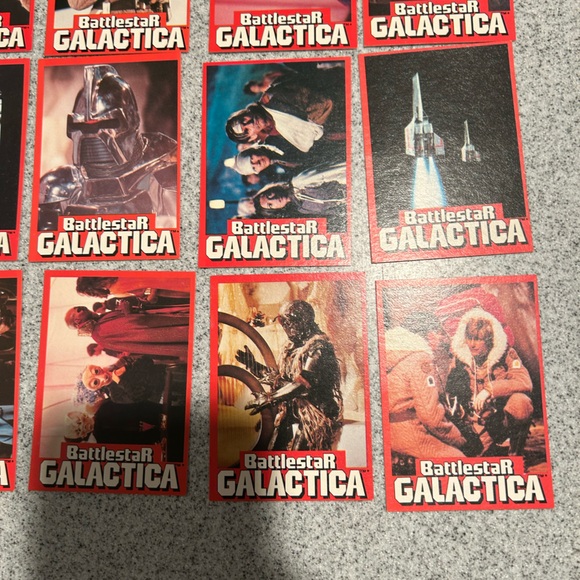Complete 1978 Vintage Battlestar Galactica Collectors card set 1-36 - Picture 7 of 16